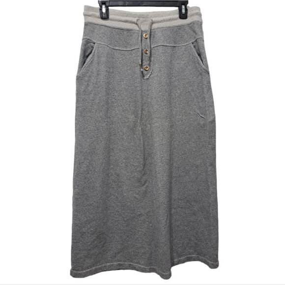 Soft Surroundings Gray Maxi Skirt - Picture 1 of 13